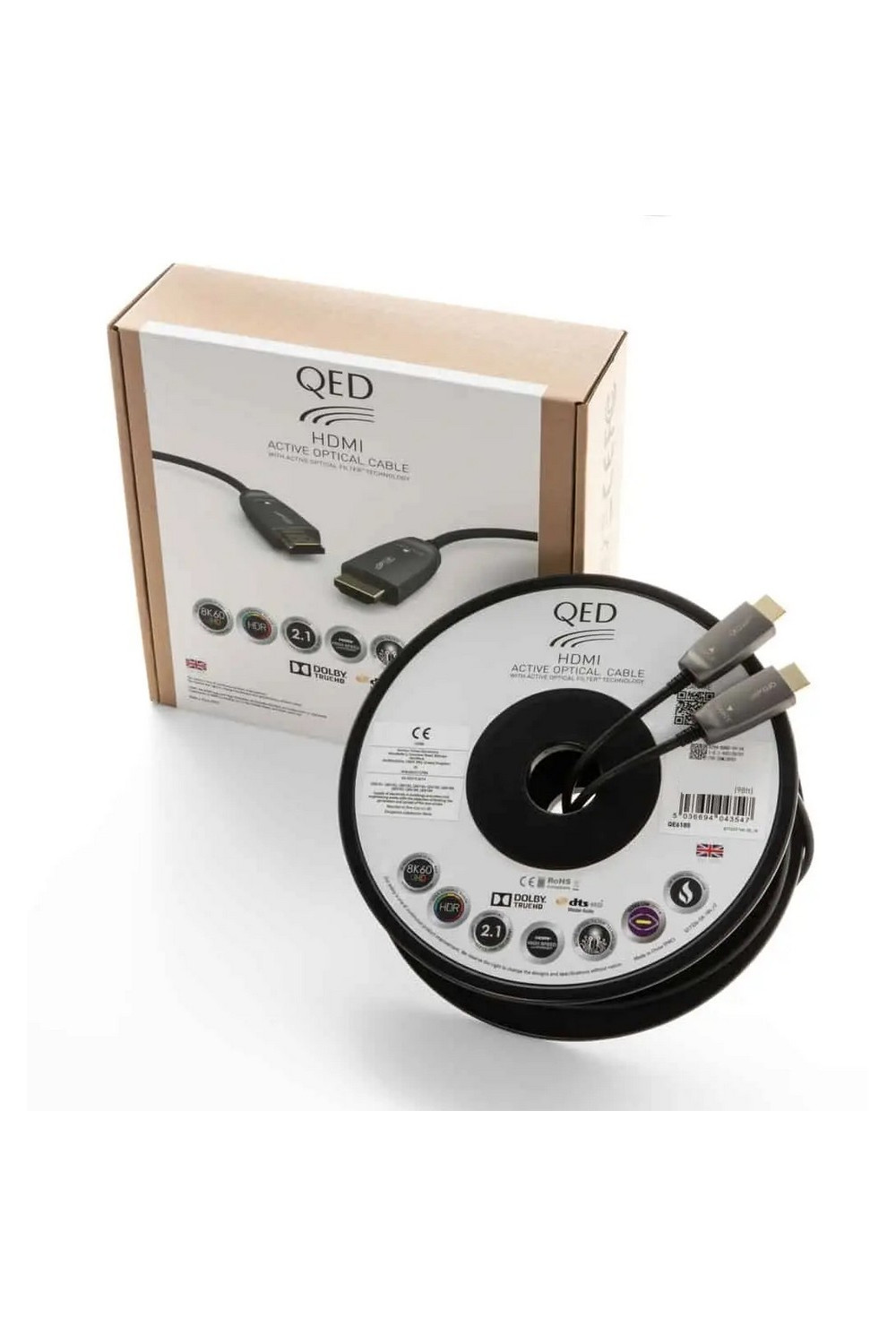 QED Performance Active Optical 8K HDMI LSZH 30m