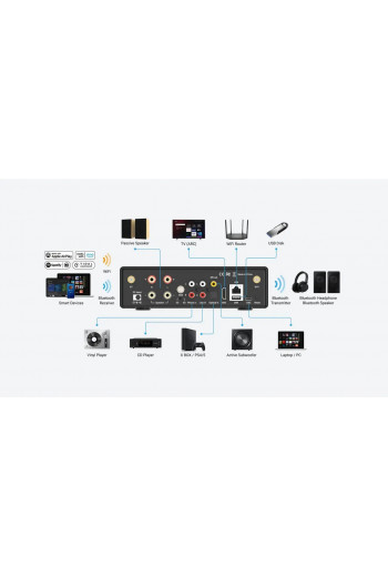 H50 Wireless Stereo Amplifier