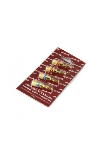 VAN DEN HUL DIY BANANA CONNECTORS (4 EA) VAN DEN HUL DIY BANANA CONNECTORS (4 EA)