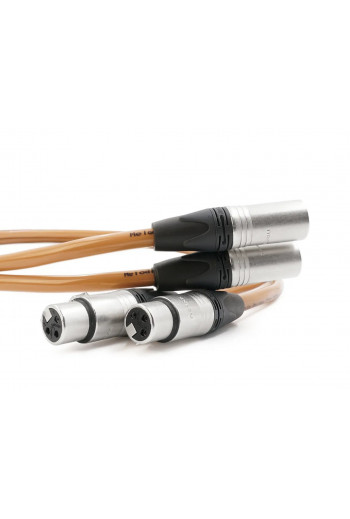 Melodika Brown Sugar Interconnect cable 2x XLR - 2x XLR