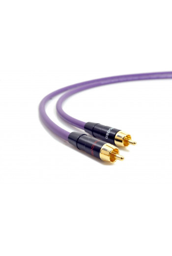 Melodika Purple Cable interconnect 2xRCA - 2xRCA