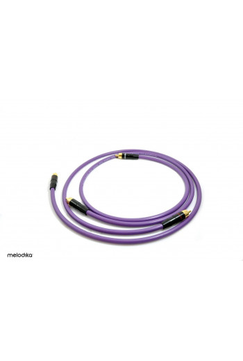 Melodika Purple Cable interconnect 2xRCA - 2xRCA