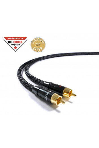 Melodika Purple Cable interconnect 2xRCA - 2xRCA directional cable, 1,5m
