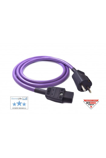 Melodika Purple Power cable Schuko-IEC C13 3x2,5mm2