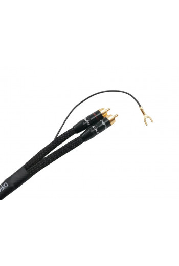 Melodika Purple Phono cable 2xRCA - 2xRCA with a grounding