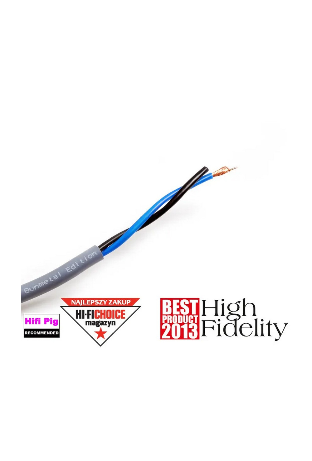 Melodika Gunmetal Speaker cable 2x 4mm2