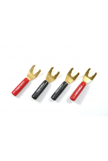 Melodika Melodika speaker cable fork 4mm- 4pcs