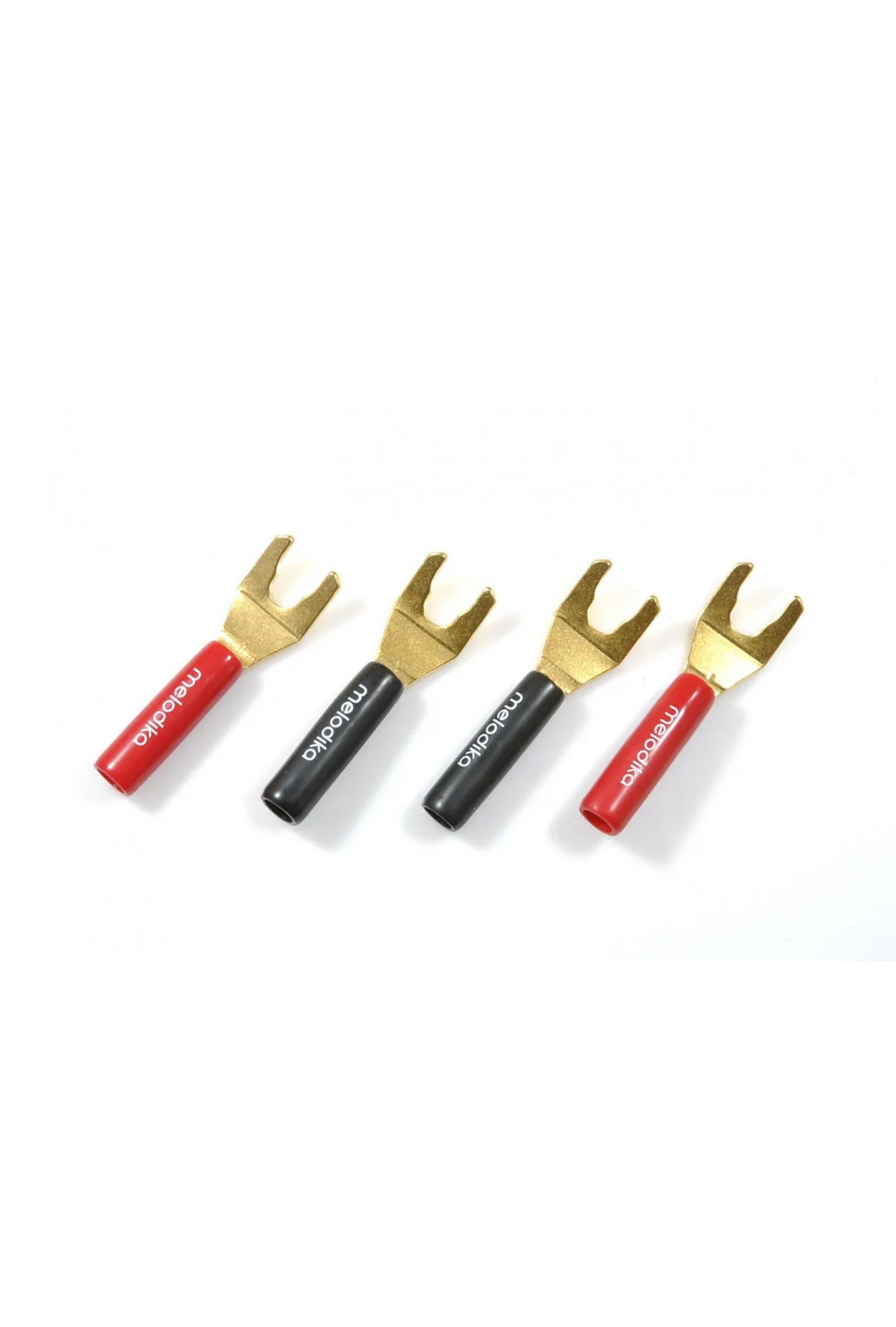 Melodika Melodika speaker cable fork 4mm- 4pcs Melodika Melodika speaker cable fork 4mm- 4pcs