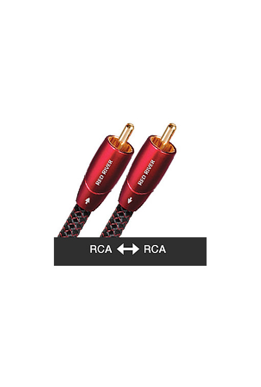 AudioQuest  int Pair Red River RCA-RCA 0.75m