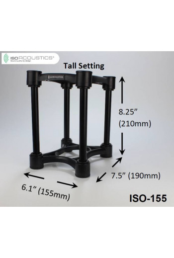 IsoAcoustics ISO-155 (пара) black